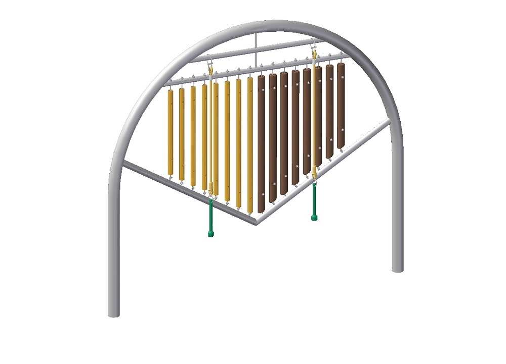 Klangbogen 200 Eiche+Messing